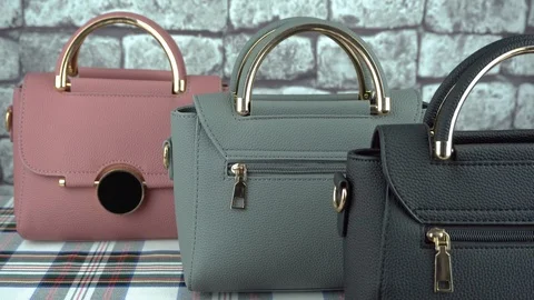 Gray back and bags Stock Footage 103245604