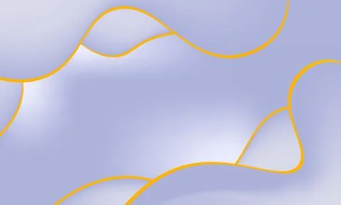 Gray background with abstract gray wave shape with gold stripes. 스톡 일러스트