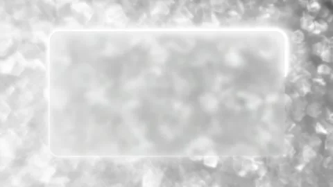 On a gray background with a boke, there is an empty frosted glass with a white Stock Footage 309282503