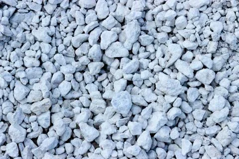 Gray background consisting of small gray stones Stock Photos