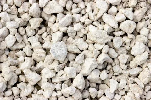 Gray background consisting of small gray stones Stock Photos