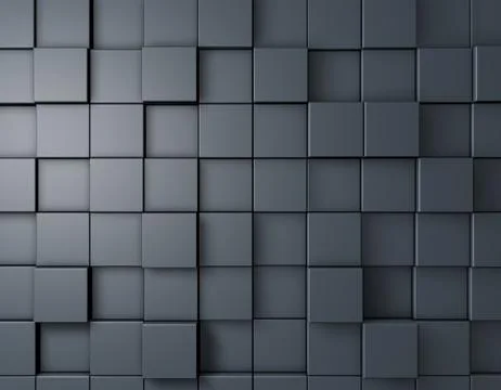 Gray background cube texture Stock Photos