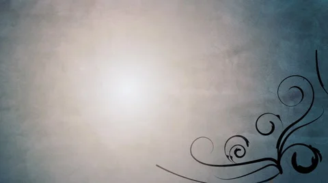 Gray background with floral elements 스톡 동영상 1105098