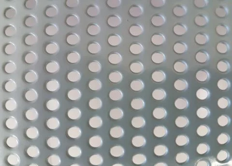 Gray background with hole. Stock Photos