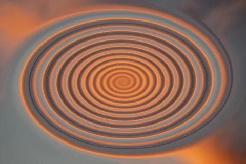 On a gray background Stock Illustration