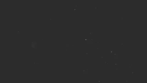 Gray background with moving white particles, space for text Видео 287212414