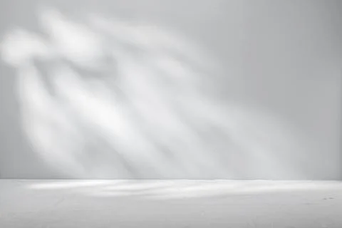 Gray background for product presentation with beautiful lights and shadows Stock Photos
