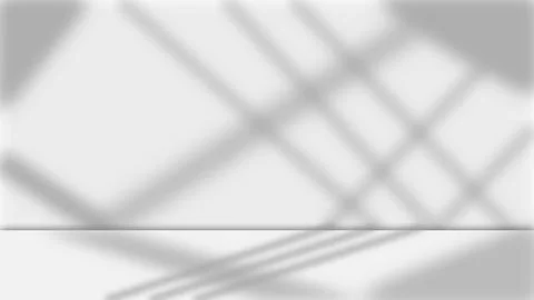 Gray background for product presentation with shadow and light from windows Illustrazione stock