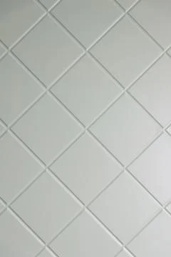 Gray background test pattern decor elements with a diamond pattern Stock Photos