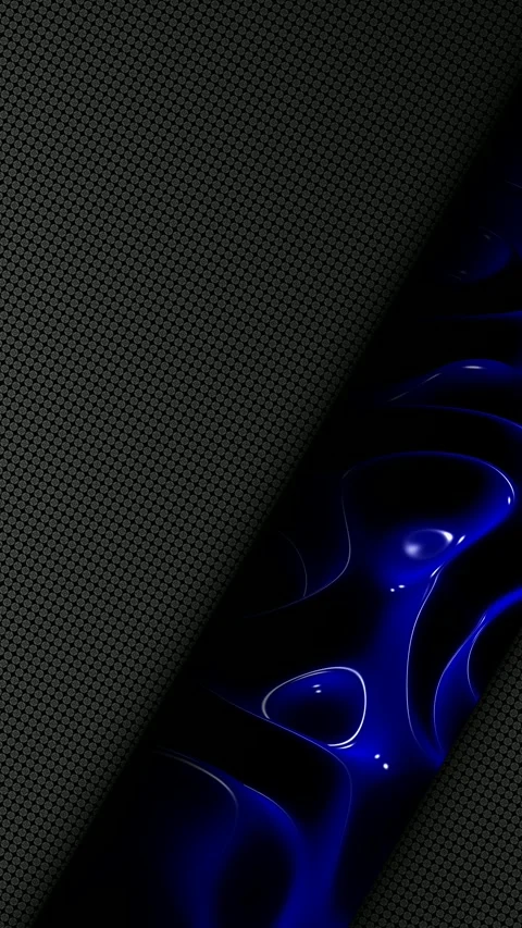 Gray Background with Waves of Blue Paint, Exclusive, Reflection, 3D Render Stock Footage 270162296