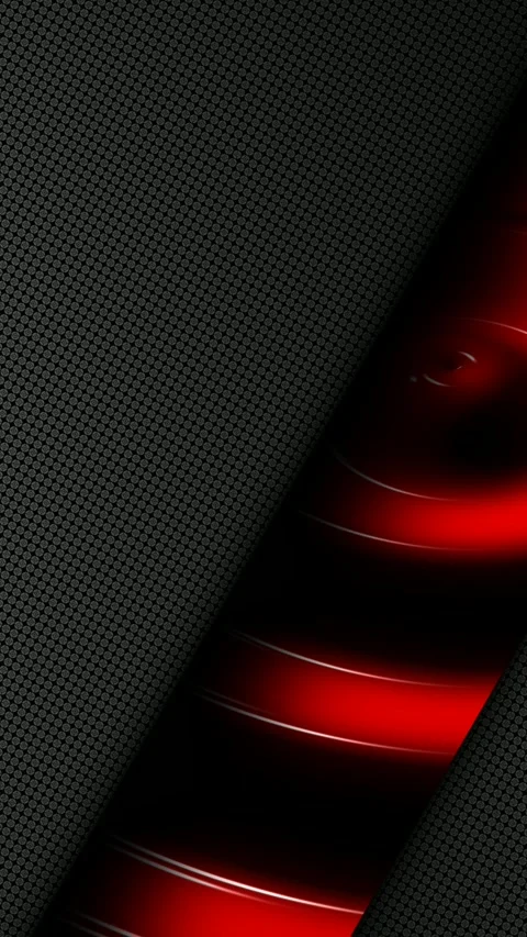 Gray Background with Waves of Red Paint, Exclusive, Reflection, 3D Render Stock Footage 270162288