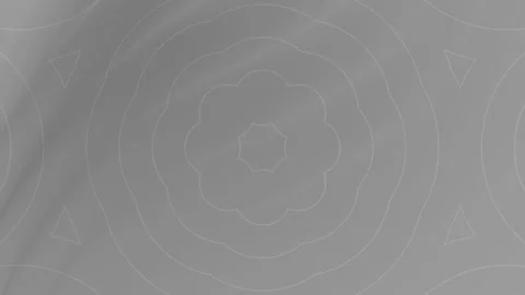 Gray background with white concentric circles. Stock Footage 301357325