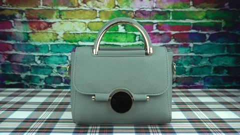 Gray bag one Stock Footage 101971942