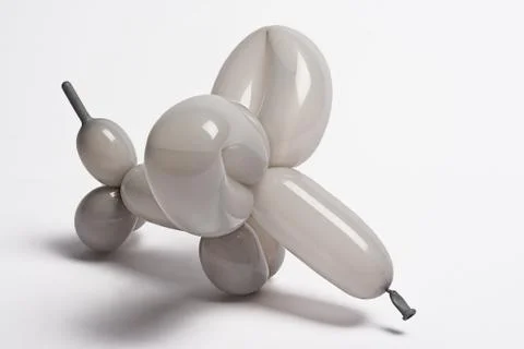 Gray balloon mouse Stock-Fotos