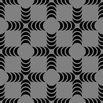 Gray black circle stripe Stock Illustration