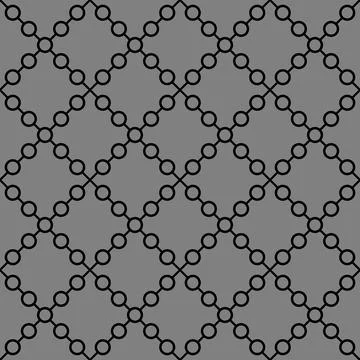 Gray black circle zig zag pattern       Stock Illustration