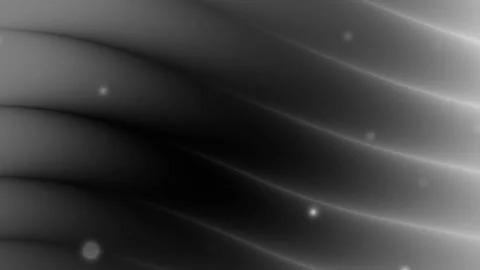 Gray black to white gradient background with white glowing dots and curved lines Stock Footage 286730356