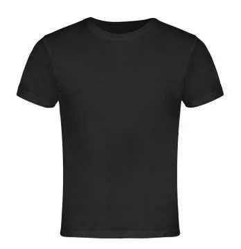 Gray Blank T-shirt Front Stock Photos