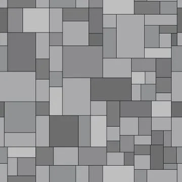 Gray block pavement vector seamless pattern	 Illustrazione stock