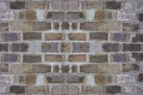 Gray block wall background. Grey textured building exterior surface with roug Stock-Fotos