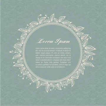 Gray-blue calligraphic elements Stock Illustration