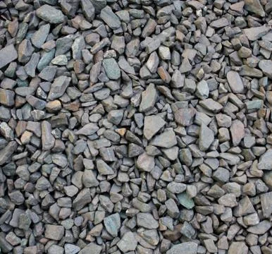 Gray-blue crushed stone texture Stock Photos