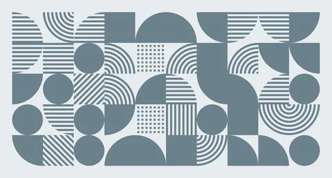 Gray Blue Geometric Abstract Pattern Stock Illustration