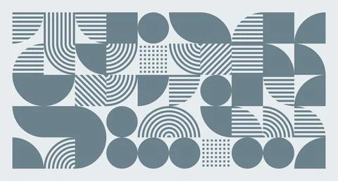 Gray Blue Geometric Abstract Pattern Stock Illustration