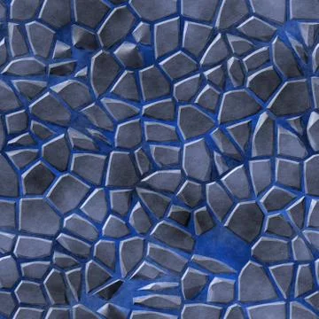 Gray, blue seamless paving texture Stock Illustration