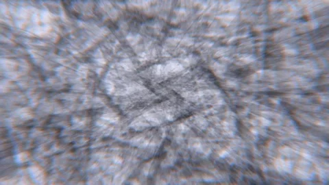 Gray Blurred Grunge Texture With Radial Zoom And Frosted Surface Vidéo 335893740