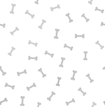 Gray bone pattern. Seamless vector Stock Illustration