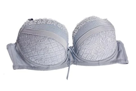 Gray bra Stock Photos