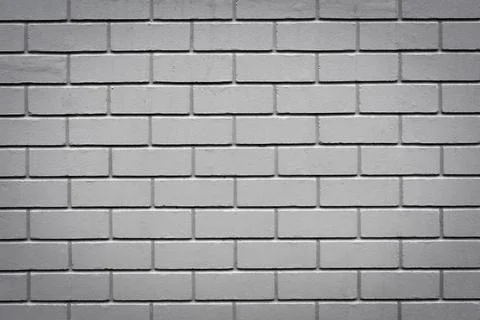 Gray brick background Stock Photos