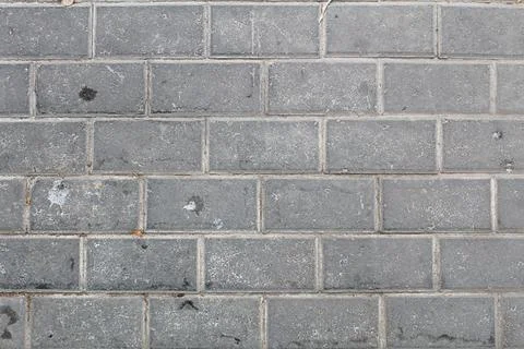 Gray brick texture Stock Photos