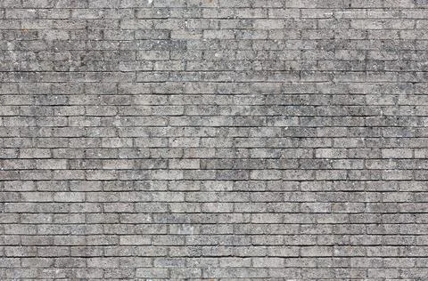 Gray brick wall background texture Foto stock