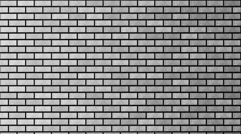 A gray brick wall can be used as a background Stock Photos