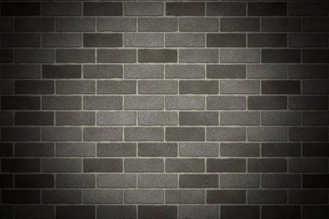 Gray brick wall Stock Illustration