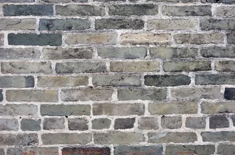 Gray brick wall Foto stock