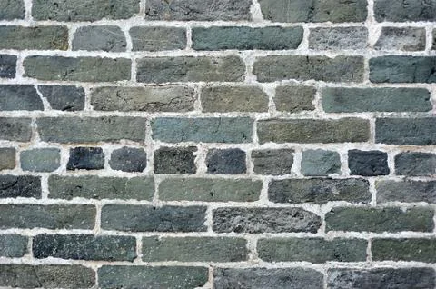 Gray brick wall Stock Photos