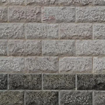 Gray brick wall Foto stock