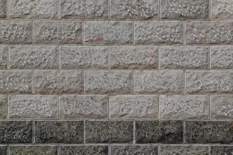 Gray brick wall Stock Photos