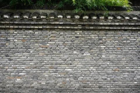 Gray brick wall Stock-Fotos