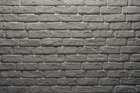 Gray brick wall Stock Photos