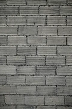 Gray brick wall Foto stock