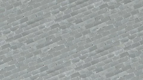 Gray Brick Wall Seamless Texture Video stock 320828573