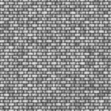 Gray brick wall showing a seamless texture pattern Stock Illustration