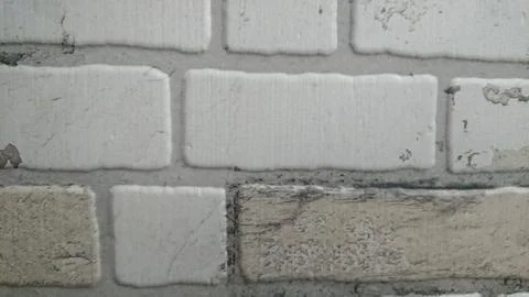 The gray brick wall texture background Foto stock