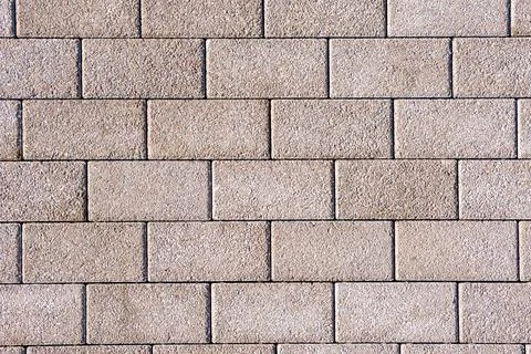 Gray brick wall texture for design, background Stock Photos