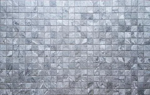 Gray brick wall texture or background Stock Photos