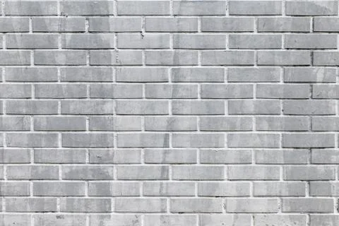 Gray brick wall, texture Stock Photos